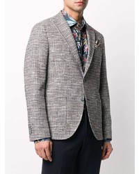 Blazer à carreaux gris Manuel Ritz