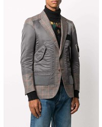 Blazer à carreaux gris Junya Watanabe MAN