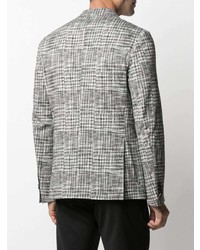 Blazer à carreaux gris Manuel Ritz