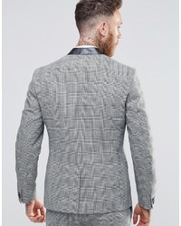 Blazer à carreaux gris Religion