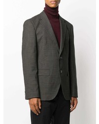 Blazer à carreaux marron foncé BOSS HUGO BOSS