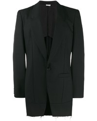 Blazer à carreaux noir Comme Des Garcons Homme Plus