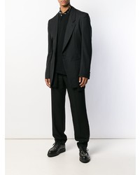 Blazer à carreaux noir Comme Des Garcons Homme Plus