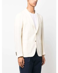 Blazer à chevrons beige Tagliatore