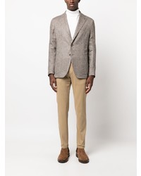 Blazer à chevrons beige Tagliatore