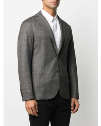 Blazer à chevrons gris Eleventy