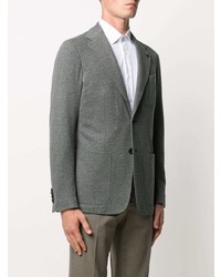 Blazer à chevrons gris Canali