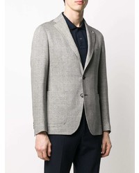 Blazer à chevrons gris Tagliatore