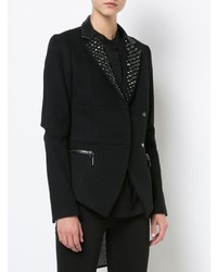 Blazer à clous noir Thomas Wylde