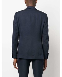 Blazer à fleurs bleu marine Lardini