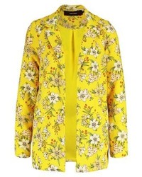 Blazer à fleurs jaune Vero Moda