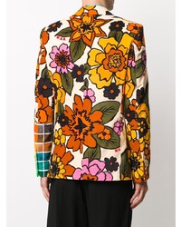 Blazer à fleurs multicolore Walter Van Beirendonck