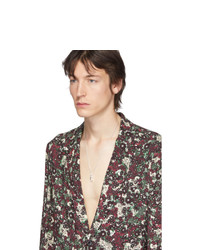 Blazer à fleurs multicolore Dries Van Noten