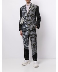 Blazer à fleurs noir JUST IN XX