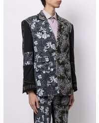 Blazer à fleurs noir JUST IN XX