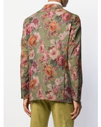 Blazer à fleurs olive Etro