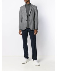 Blazer à motif zigzag gris foncé Barena