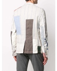 Blazer à patchwork beige Junya Watanabe MAN