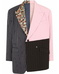 Blazer à patchwork multicolore Dolce & Gabbana