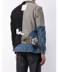 Blazer à patchwork multicolore Greg Lauren