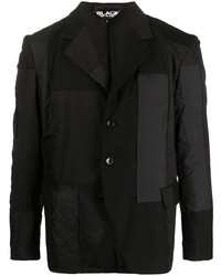 Blazer à patchwork noir Black Comme Des Garçons