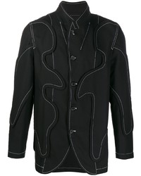 Blazer à patchwork noir Comme Des Garcons SHIRT