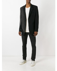 Blazer à patchwork noir Yohji Yamamoto