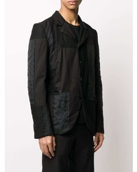 Blazer à patchwork noir Black Comme Des Garçons