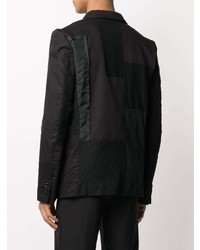 Blazer à patchwork noir Black Comme Des Garçons