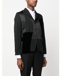 Blazer à patchwork noir Black Comme Des Garçons