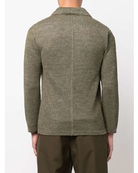 Blazer à patchwork olive Lardini