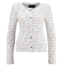 Blazer à rayures horizontales gris Set