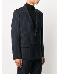 Blazer à rayures verticales bleu marine Filippa K