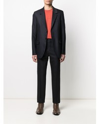 Blazer à rayures verticales bleu marine Acne Studios