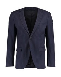 Blazer à rayures verticales bleu marine Sisley