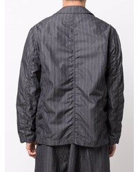 Blazer à rayures verticales gris foncé Junya Watanabe MAN