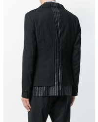 Blazer à rayures verticales noir Comme Des Garcons Homme Plus