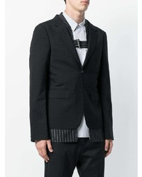 Blazer à rayures verticales noir Comme Des Garcons Homme Plus