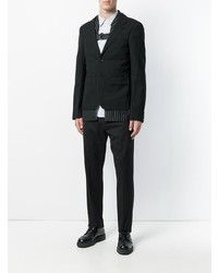 Blazer à rayures verticales noir Comme Des Garcons Homme Plus