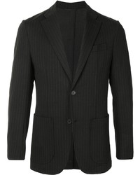 Blazer à rayures verticales noir D'urban