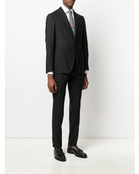 Blazer à rayures verticales noir Tagliatore