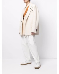 Blazer beige Solid Homme