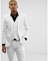 Blazer blanc ASOS DESIGN