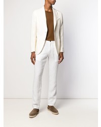 Blazer blanc Ermenegildo Zegna