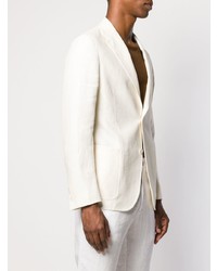 Blazer blanc Ermenegildo Zegna