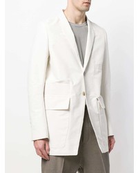 Blazer blanc Rick Owens