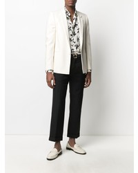 Blazer blanc Saint Laurent