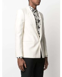 Blazer blanc Saint Laurent