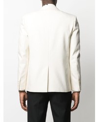 Blazer blanc Saint Laurent