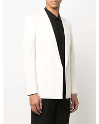 Blazer blanc Saint Laurent